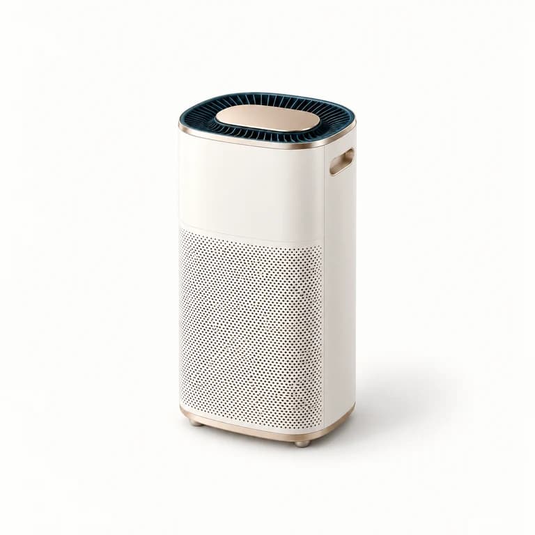 AI-generated premium category illustration: air purifiers