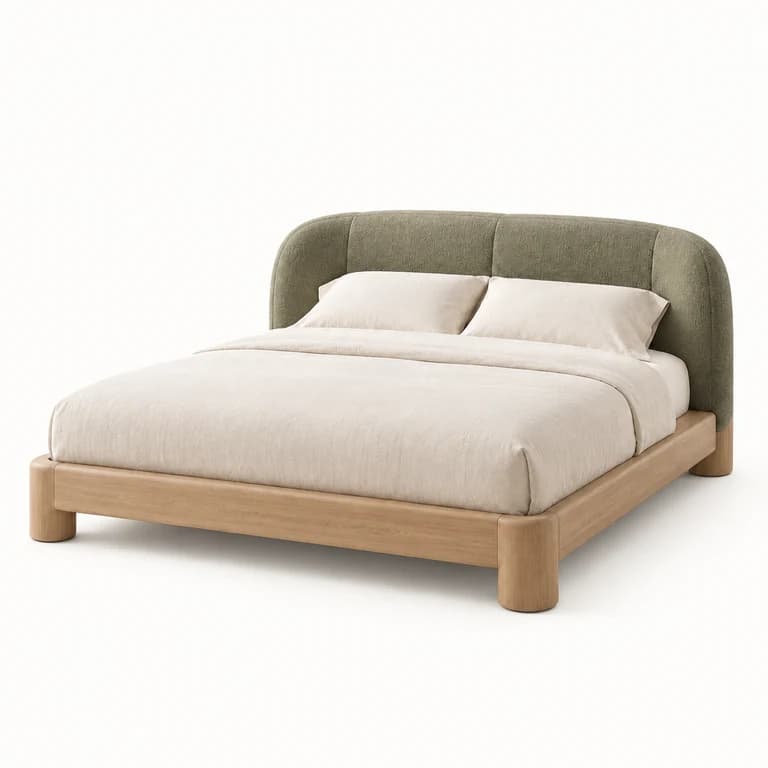 AI-generated premium category illustration: beds and bed frames