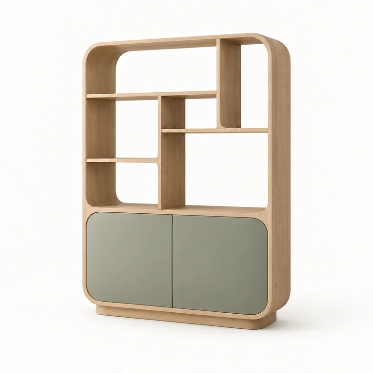 AI-generated premium category illustration: shelving and storage