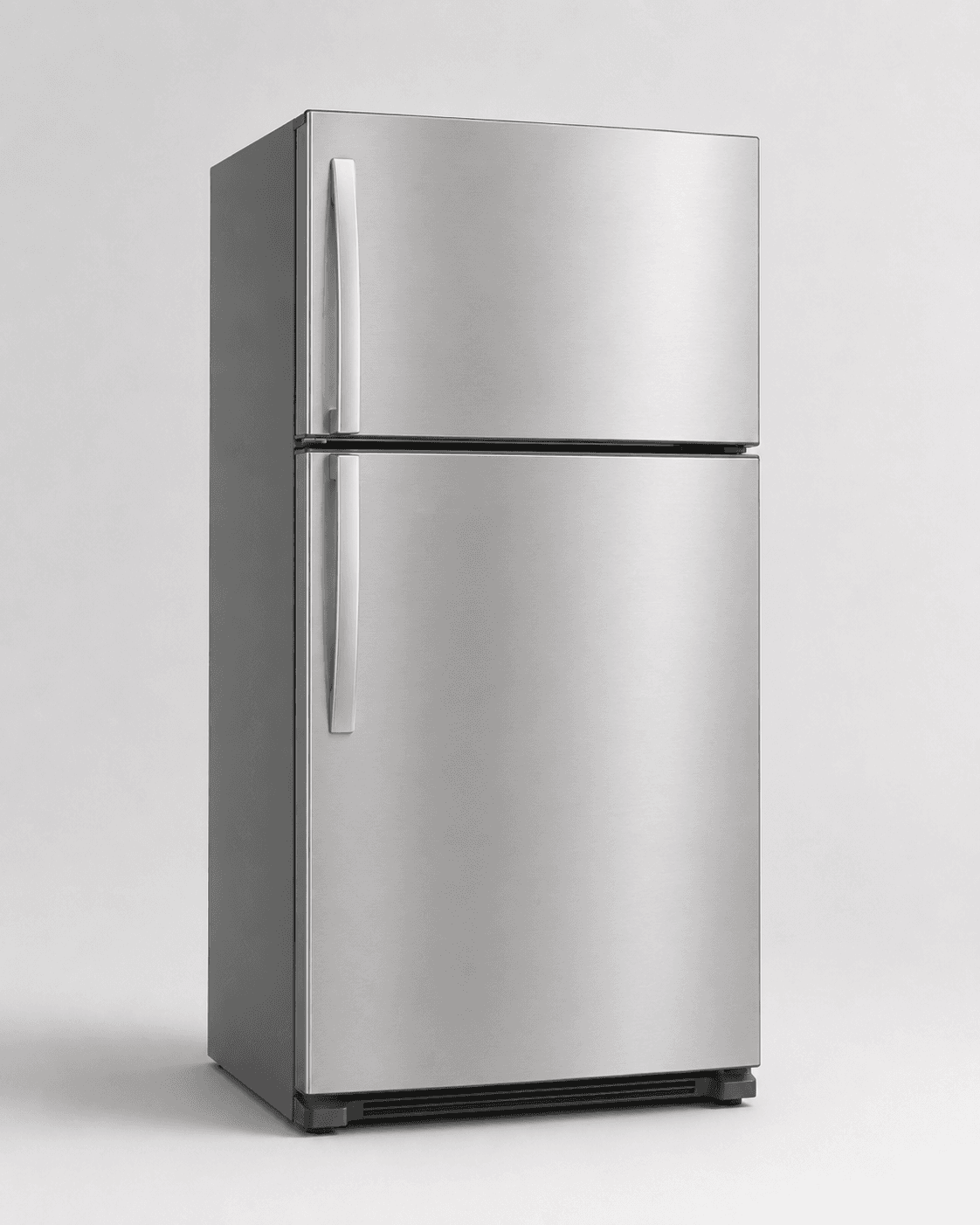 Generic top-freezer refrigerator illustration; not an exact model image