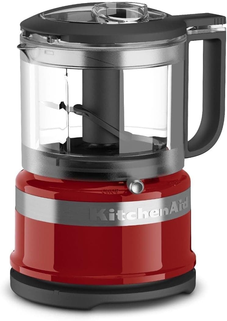 KitchenAid 3.5-Cup Food Chopper, Empire Red on a white background.