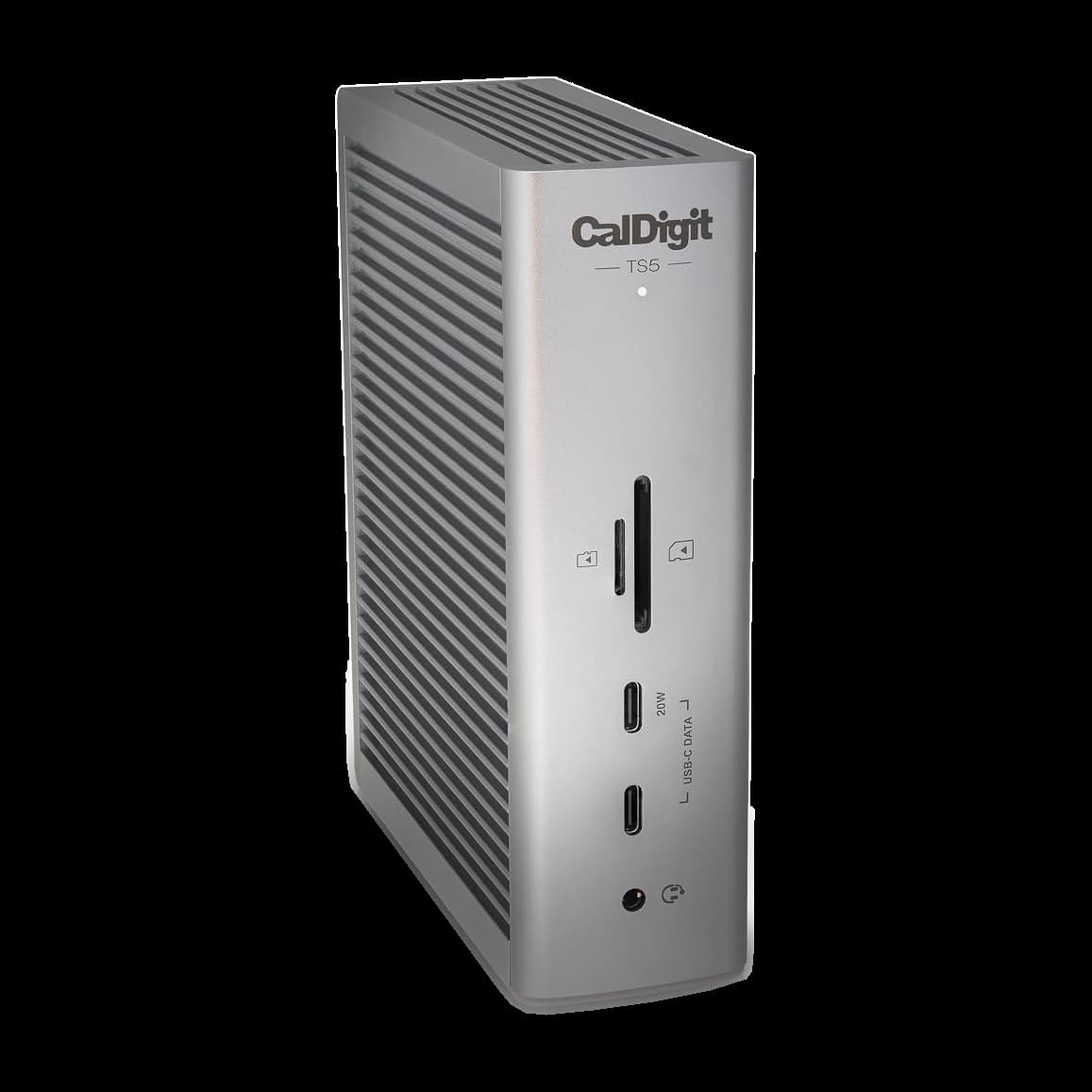 CalDigit TS5 Thunderbolt 5 Dock, product view.